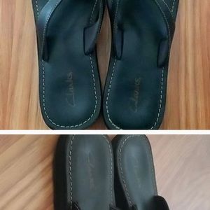 Clarks leather sandals